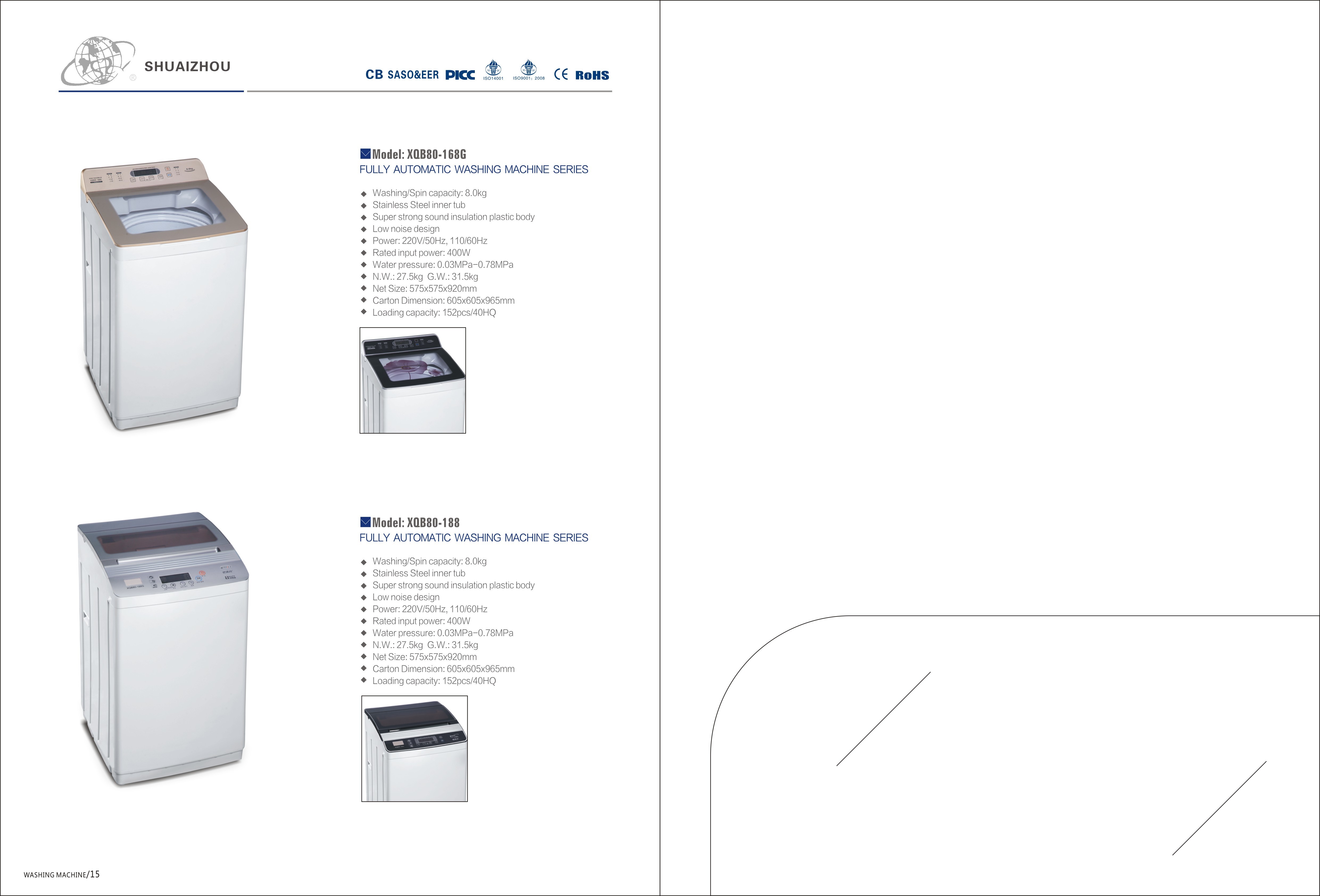 Apartment Top Loading Fully Automatic Washing Machine , Top Loader Machine Colorful