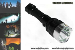 China IP67 10W Rechargeable Torch Light , 25000 Lux 1200 High Lumen Flashlight on sale