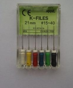 Wholesale Ss Root Canal Files 21mm 25mm 28mm 31mm Length High Temperature Resistant from china suppliers