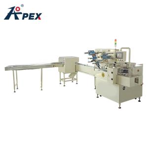 Wholesale Three Servo Motors Without Pallet Plastic Small Pouch Bread Candy Mask Snack Packing Machine from china suppliers