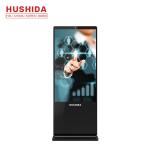 55inch Super Thin 1080p Floor Standing Touch Digital Signage Kiosk Windows