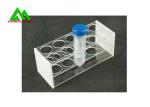 PP Material Colorful Centrifuge Tube Rack , Plastic Test Tube Stand CE ISO