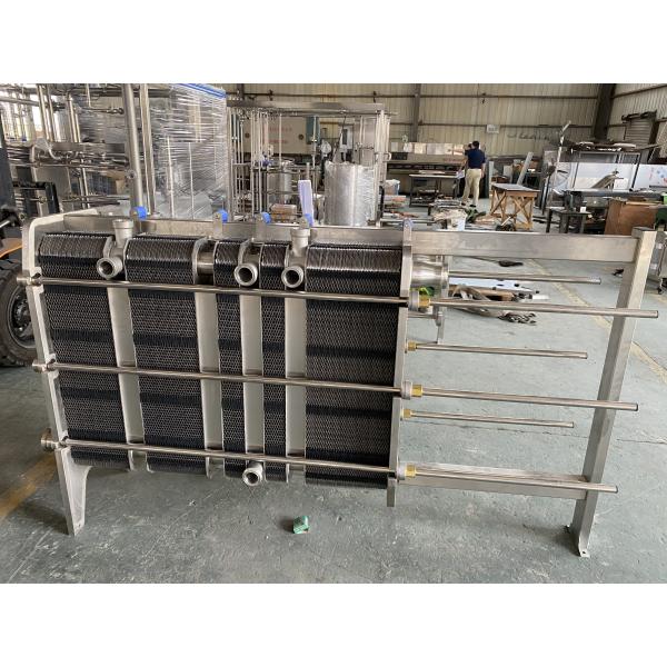 Customization Plate Sterilizer Pasteurization For Orange/Coconut/Pineapple Juice Processing Line