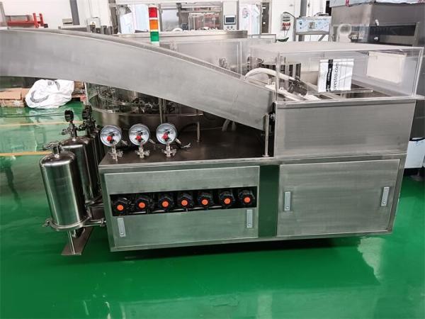 PLC Controlled Adjustable Ampoule Washer High Speed Ampoule Washing Equipment