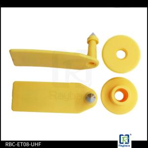 Wholesale UHF 960 MHz Custom RFID Tags , EIDTags For Goat Lamb Seep, Laser printing from china suppliers