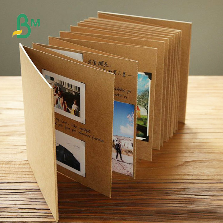 Custom Size Sheet or Roll Virgin Kraft Paper for DIY Photo Album