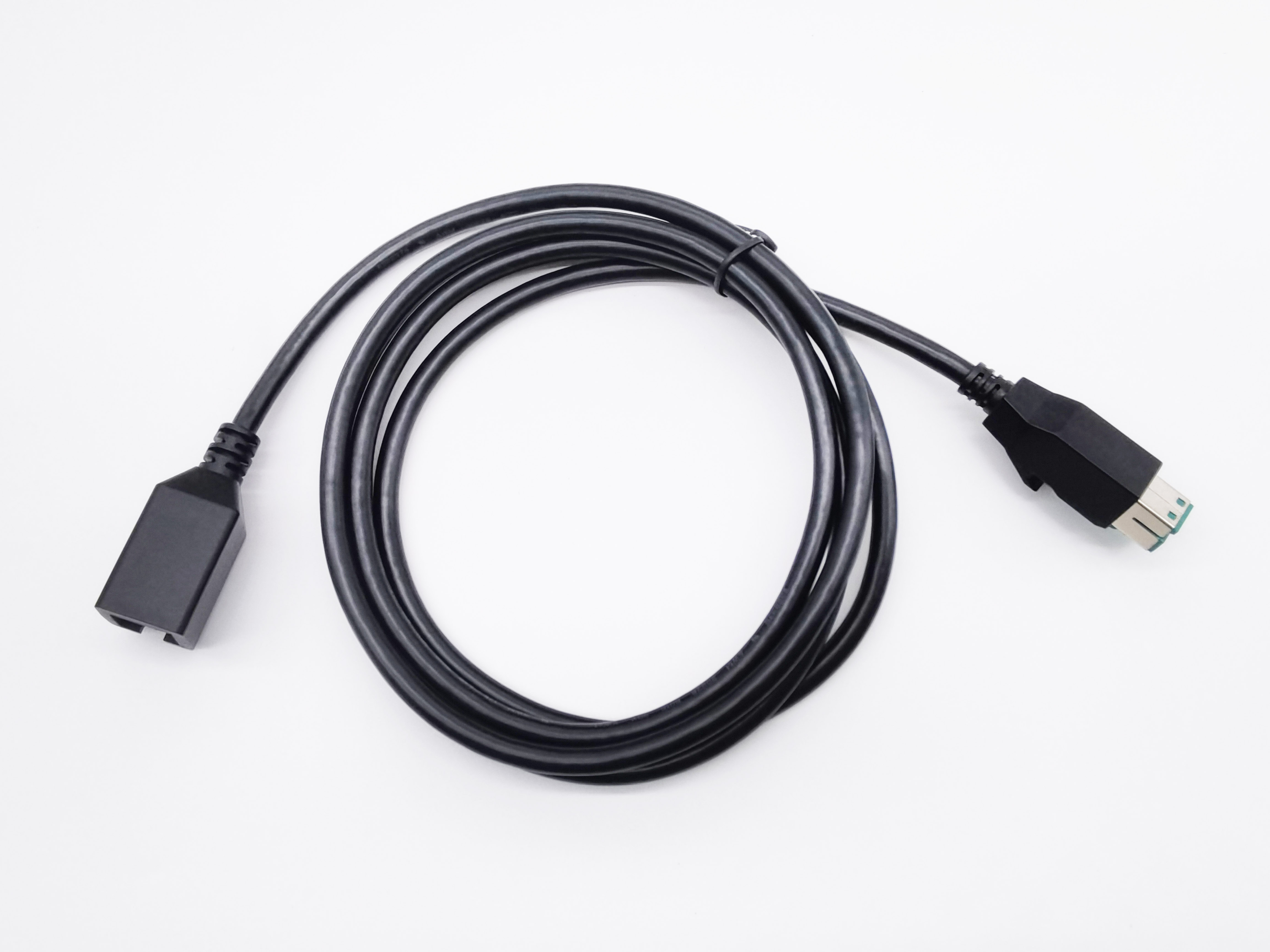 Custom Logo 24V PoweredUSB Cable 12V Male To Female Extension Cable
