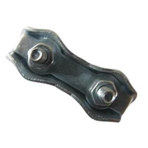 China Stainless Steel Duplex Wire Rope Clamp Clip Carbon Steel Zinc Plated on sale