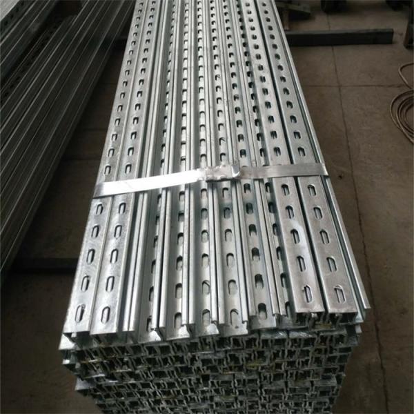 C And U Shaped Galvanized Strut Channel Perforated Ss304/316 For Infransture