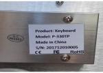 Latin Spanish Touch Screen Industrial Metal Keyboard Long Key Stroke For Kiosk