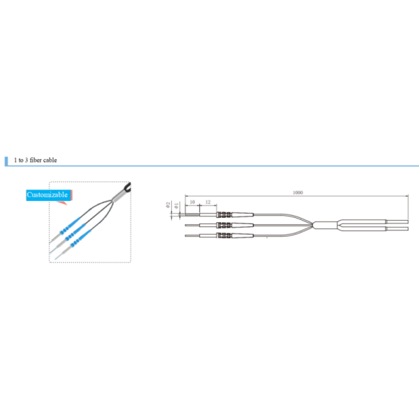 M3 M4 M6 One Point Fiber Optic Sensor Probe Multi Group Multi Head