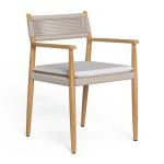 Custom Design Teak Wood Table Chair Set Modern Outdoor Furniture for Hotel