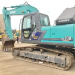Used Kobelco Sk230-6E Excavator with Original Hydraulic Pump 23000 KG Machine
