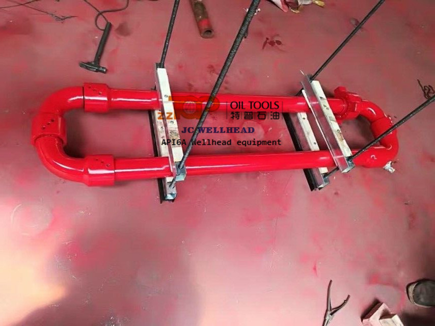 Forging Surface Well Testing Equipment High Pressure Chiksan Hose Loop