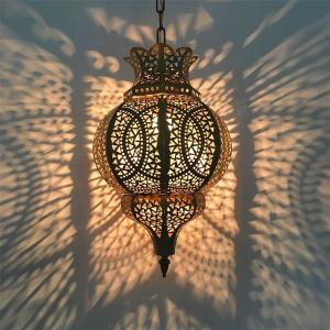 Wholesale Moroccan Style Hanging Pendant Light Chorded Hanging Decorative Arabic Lamps(WH-DC-64) from china suppliers