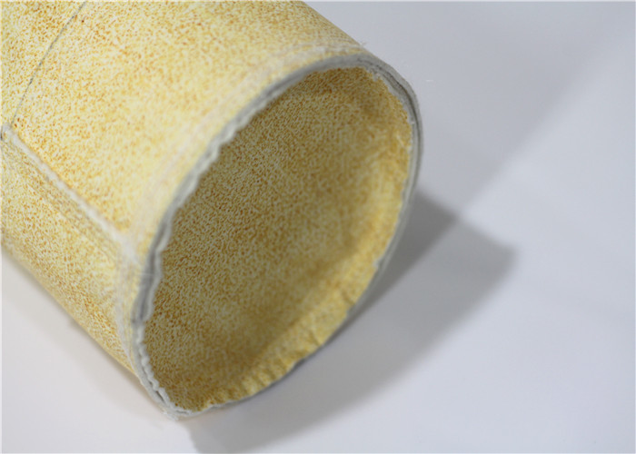 Thermoplastic Textile Dust Filter Bag , PTFE Filter Bag Equisite Sewing Unbleached
