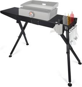China Griddle Stand Frame 22 inchTabletop Portable Grill Stand Griddle Table for Outdoor Cooking Grill Camping on sale