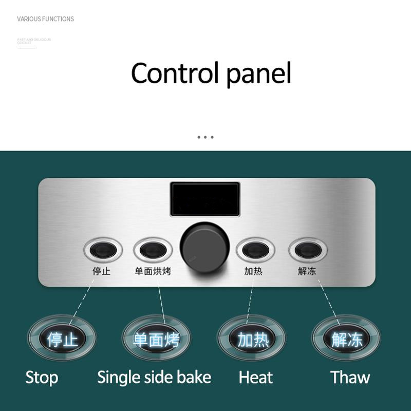 6 Gear 220V Stainless Steel Electric Toaster Automatic Bread Oven Home Breakfast Machine toaster