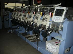 Wholesale Industrial 2 4 6 8 Head Embroidery Machine For Hats And Shirts CT1208 from china suppliers