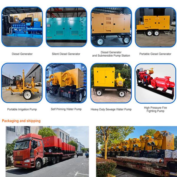 High Suction Water Jet Pump Diesel Engine Pump Set Self Priming Centrifugal Water Pump