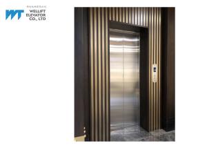 Wholesale Gearless Drive 1.5mm 304 Hairline Stainless Steel Commercial Passenger Elevator from china suppliers