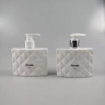 Square Plastic Shampoo Bottle for Lotion Personal Care Products 260ml Empty
