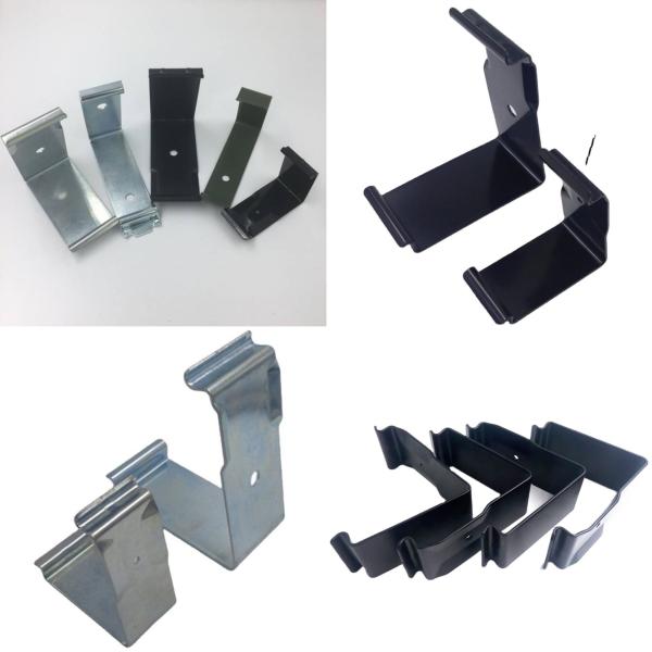 V Shape Anodized Carbon Steel Metal Crate Spring Clips For Plywood Box C057