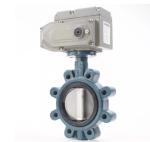 SS410 DI butterfly valve with WCB Body Pn16 25 Working Pressure Electric