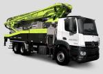 Safety Frame 52m Concrete Boom Pump Truck Euro 6 Emission 3 Axis