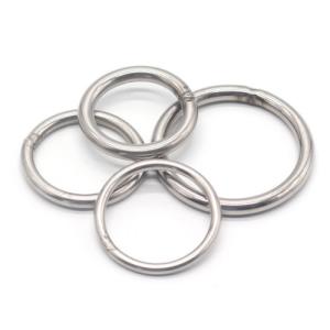 Wholesale Circle Round Welded Metal O Rings Hook Heavy Duty Rope Accessory Nickle Free from china suppliers