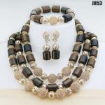 Supoo High quality african beads jewelry sets Senegal/Ghana/ Nigerian handmade