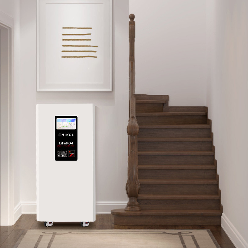 Touchscreen 48V Moveable Solar Battery Lithium 15KWH 300AH Home Energy Storage Battery 51.2V