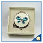 Shinny Gifts Fashionable Fancy Butterfly Design Folding Double Sides Metal