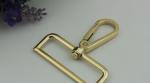 Zinc alloy silver gold big 50 mm metal spring swivel bolt snap hook for bags