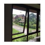 Double Glazed Black Aluminum Alloy Awning Windows