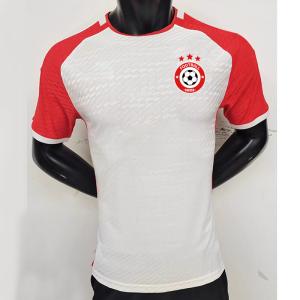 Wholesale Twill / Plain Pattern Thai Quality Football Jersey Red And White Men'S Football Uniform from china suppliers