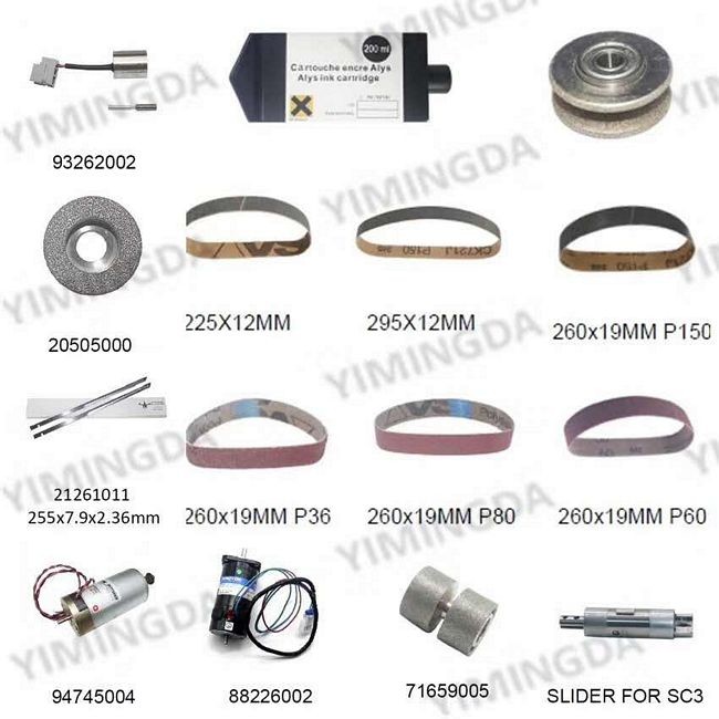 Sharpening Belt VT2500 VT5000 VT7000 Parts 225x12mm PN 704627 Auto Cutter Parts
