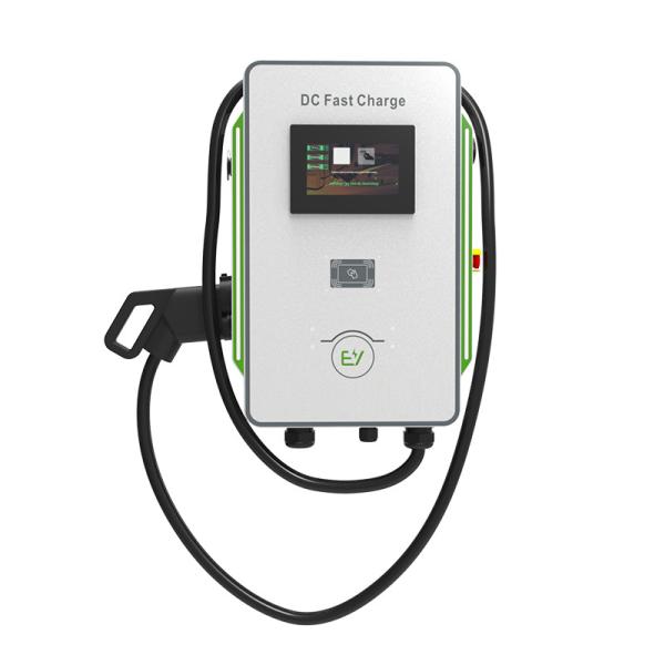 DC Wallbox Charger 30kW 40kW Cars CCS 40A Fast EV Charger 600V Grid Frequency