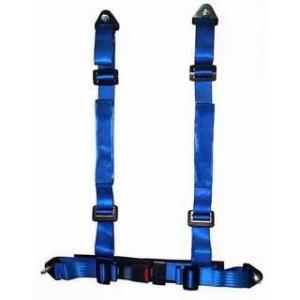 Wholesale Durable Blue Nylon Racing Safety Belts With Retractor , Four Point Seat Belt from china suppliers