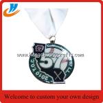Football 30th Sporting club metal medal,custom soccer metal medal with ribbon