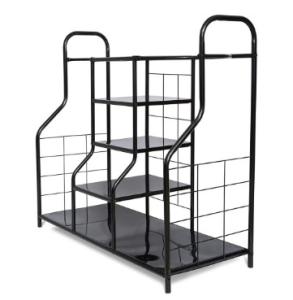 Wholesale 4 Shelves Stable Golf Organizer Rack 111*36*101cm Golf Bag Storage Organizer from china suppliers
