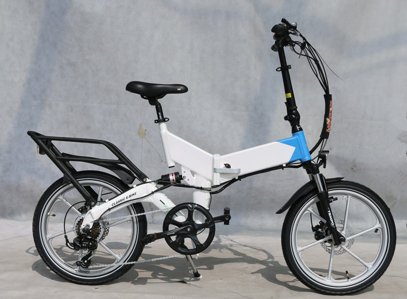 20 Inch Electric Lightweight Folding Bike 36V Portable Foldable E Bike With LCD Display