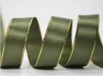 Single Face Golden Silver Edge Ribbon 0.6-7.5cm 196 Colors Choices