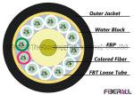144 Core Stranded Outdoor Fiber Optic Cable / Non Metallic Fiber Optic Cable