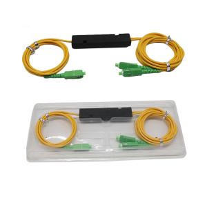 Wholesale SC APC 1m Triple Window ABS Box Fiber Optic FBT Coupler from china suppliers