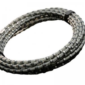 China Stone Cutting Diamond Wire Saw with 11.0mm Bead Diameter and 37pcs Beads per Meter on sale