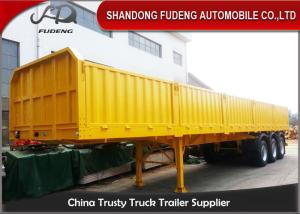 Wholesale 3 Axles Transport Cement 12.5M Side Wall Semi Trailer from china suppliers