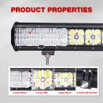 Made in China auto roof white Cross DRL lighting 21.5'' cree 120w 7D rally led
