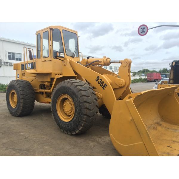 936E Cat Compact Wheel Loader , Second Hand Wheel Loaders With 3 Forward Gears