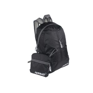 Wholesale Black Nylon Foldable Backpack Waterproof Two Way Zip Rucksack from china suppliers